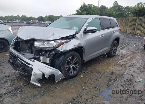 2018 Toyota Highlander Le из США, поврежденный, VIN 5TDZARFH2JS037796